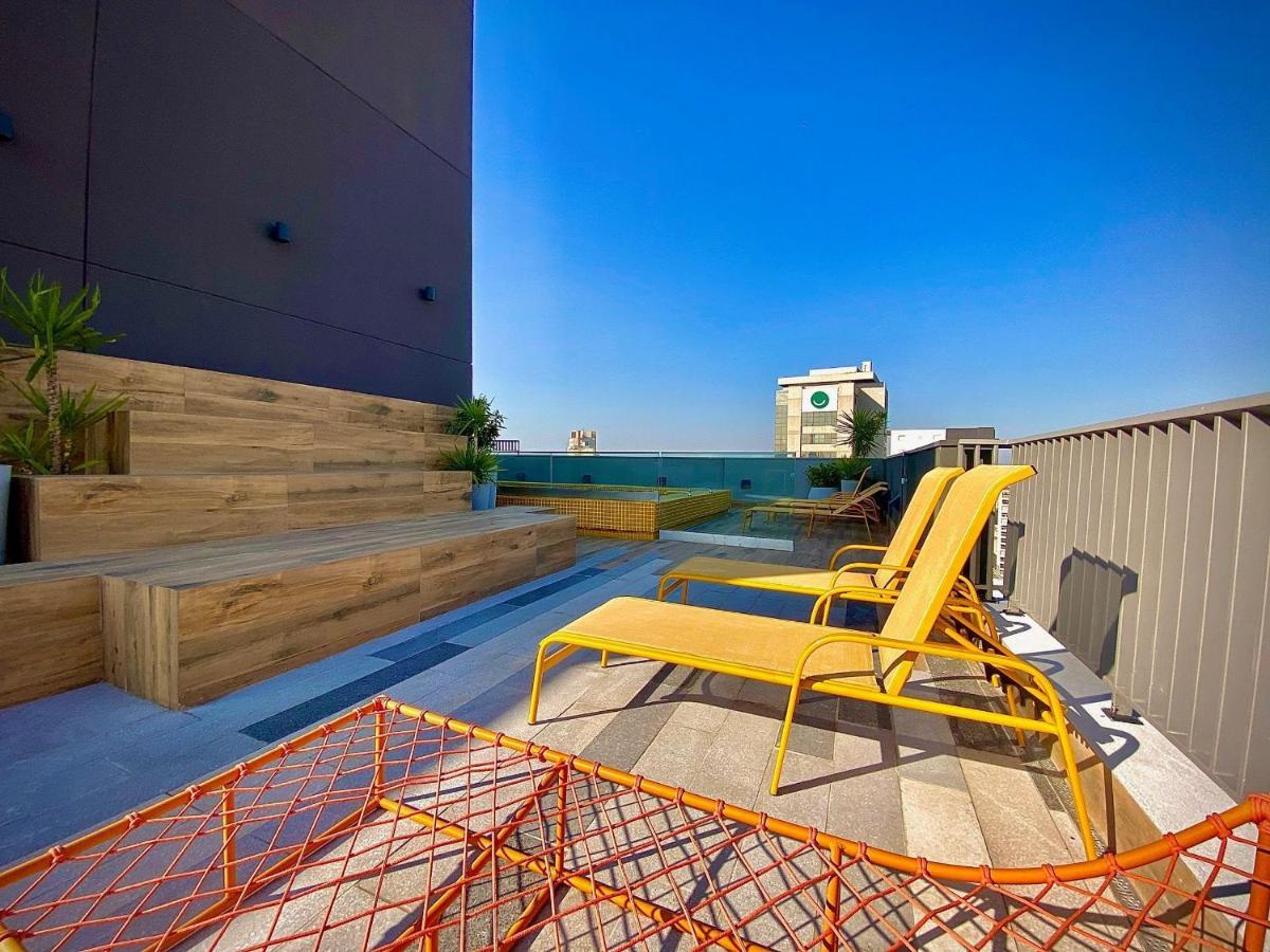 Oasis Urbano: Studio Deslumbrante Com Piscina Na Cobertura By Dabra House- Vn 03 상파울루 외부 사진