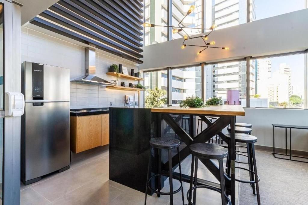 Oasis Urbano: Studio Deslumbrante Com Piscina Na Cobertura By Dabra House- Vn 03 상파울루 외부 사진